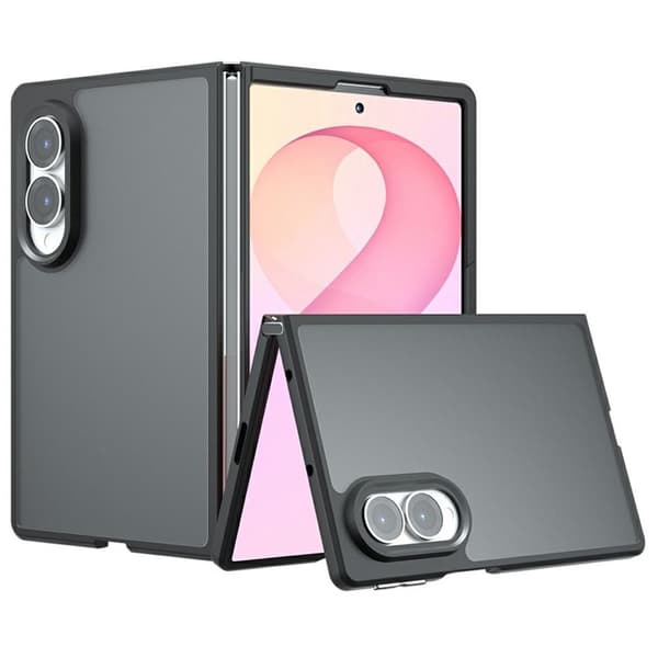 Samsung Galaxy Z Fold8 Matte Case - Transparent Black