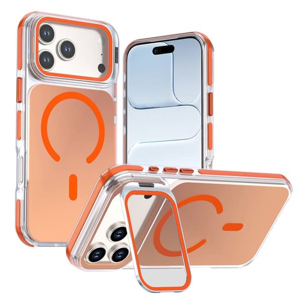 iPhone 18 Pro/17 Pro MagSafe Case with Kickstand - Orange