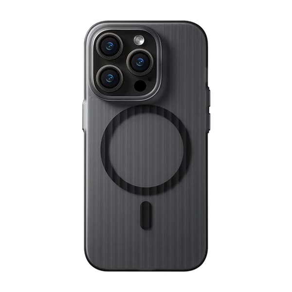 iPhone 15 Pro Mobile Case Corrugated Anti-Slip - Black