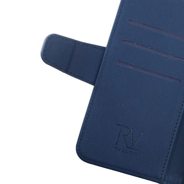 iPhone 13 Pro Plånboksfodral Extra Kortfack Rvelon - Blå