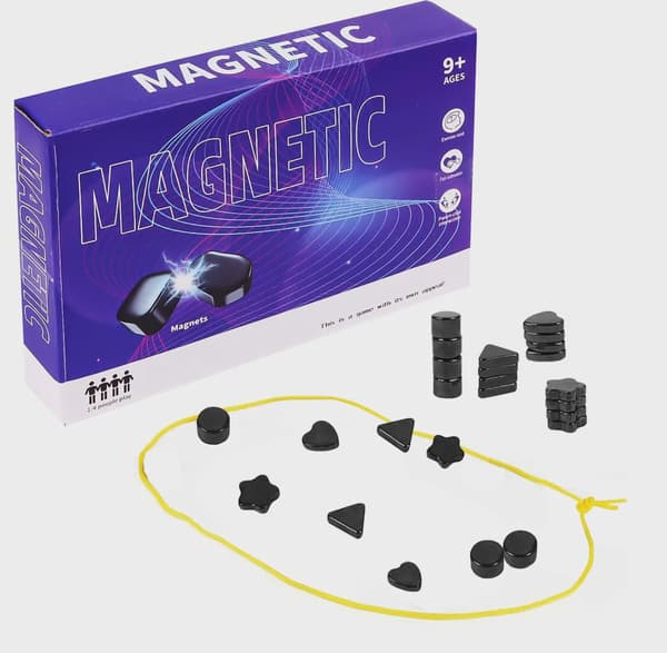 Magnetiskt Brädspel Pusselstrategispel Svart