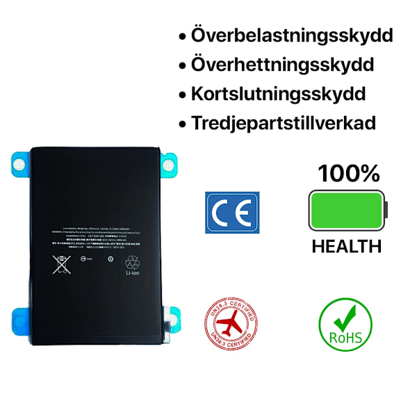 iPad Mini 4 Batteri Hög Kvalité