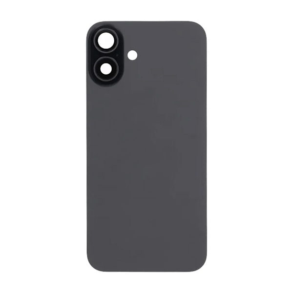 iPhone 16 Back Glass with Magnet and Camera Lens - Black