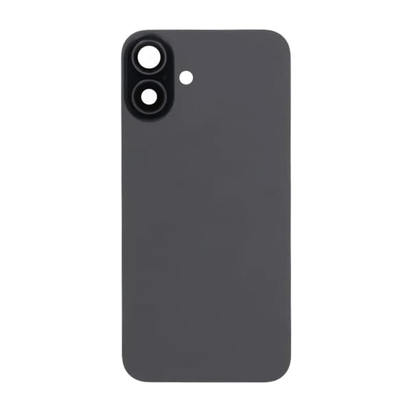 iPhone 16 Baksida Glas med Magnet och Kameralins - Svart