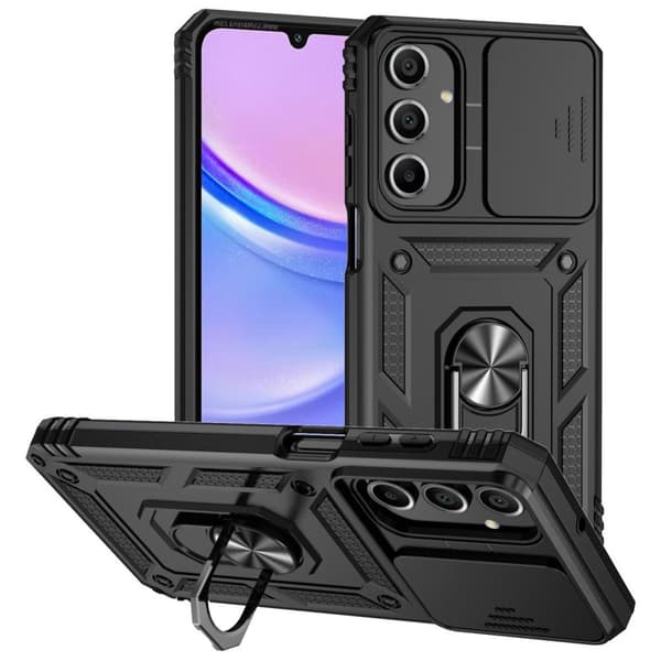 Samsung Galaxy A16 Case with Stand - Black