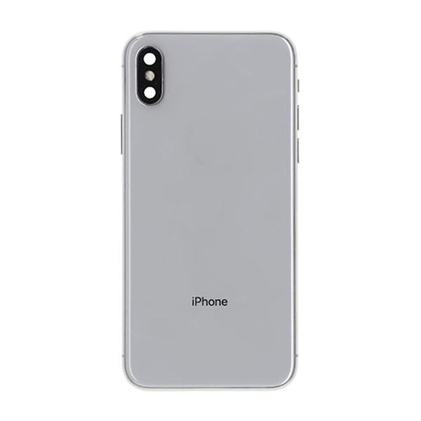 iPhone X Baksida med Komplett Ram - Vit