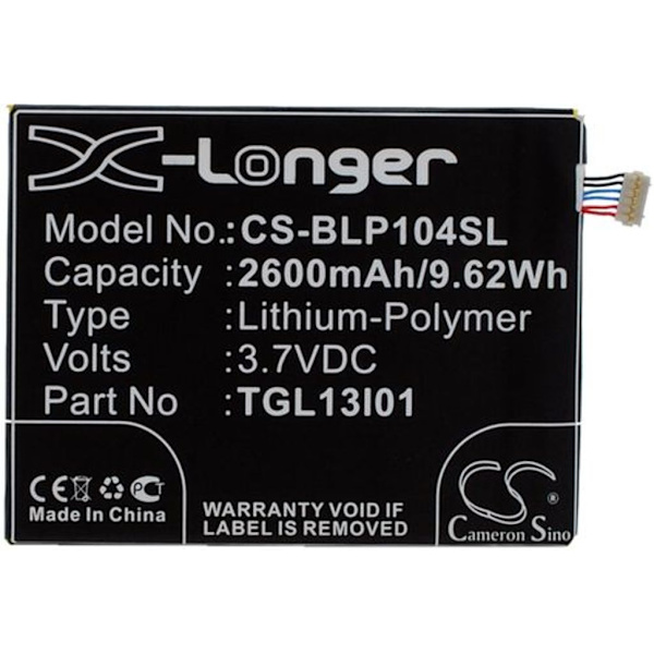 Battery for Maxon MX X3 etc