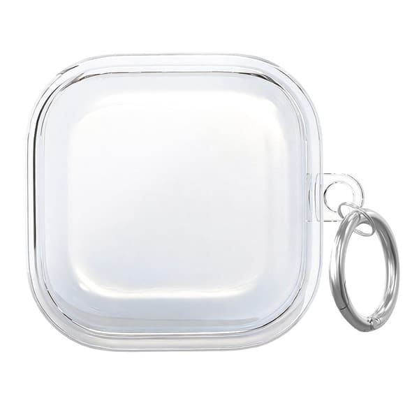 Samsung Galaxy Buds4/Buds4 Pro TPU Earphone Case Metal Hook - Transparent