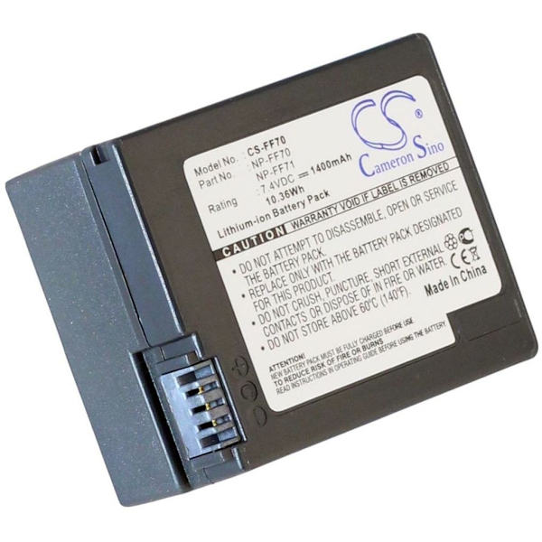 Battery for NP-FF70 replacement battery