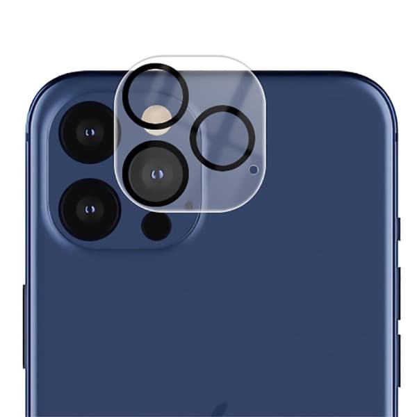 MOCOLO Linsskydd i Härdat Glas för iPhone 12 Pro Max Svart