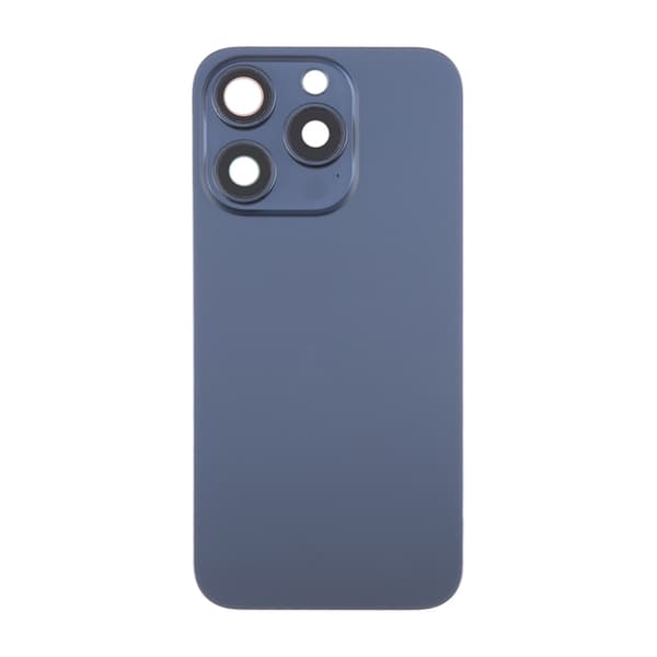 iPhone 15 Pro Max Back Glass with Magnet and Camera Lens - Blue Titanium