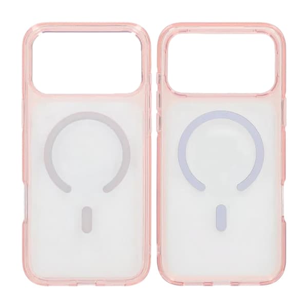 Mobile Case TPU Magsafe for iPhone 17 Pro Max - Pink Transparent