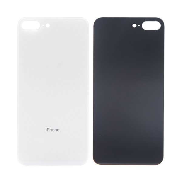 iPhone 8 Plus Back Cover OEM White -Big Camera Hole Size