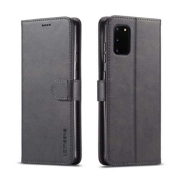 LC. IMEEKE Wallet Cover for Samsung Galaxy A41 - Black