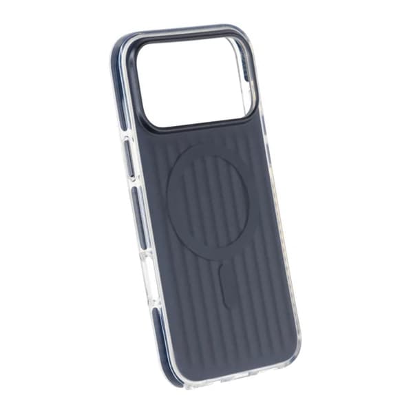 Corrugated Magsafe Mobile Case for iPhone 17 Pro Max - Dark Blue
