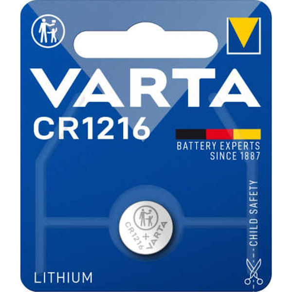 VARTA Lithium Coin button cell battery CR1216