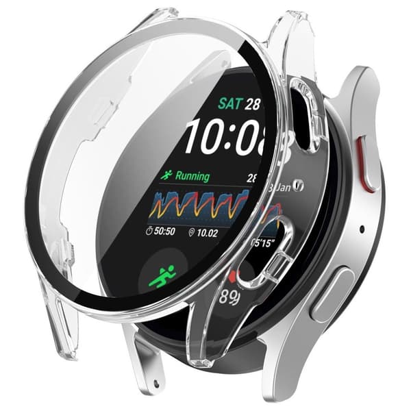 Tech-Protect Defense360 Case for Samsung Galaxy Watch 7 44mm - Transparent