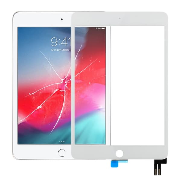 iPad mini 5 A2133 Glass Screen with Digitizer and OCA - White