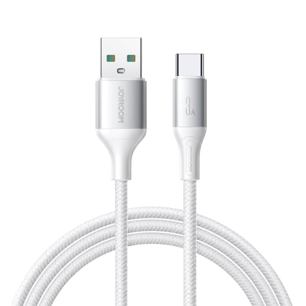 Joyroom Flash Series Fast Charging USB-A to USB-C Cable 3A, 1m - White