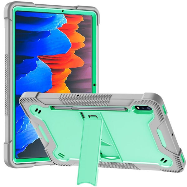 Samsung Galaxy Tab S8 Kickstand Case - Grey and Mint