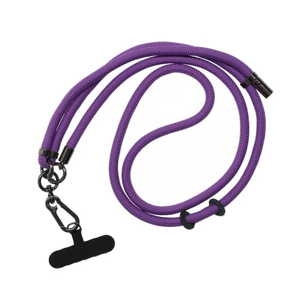 Adjustable lanyard Universal phone case lanyard 0.8mm Pruple