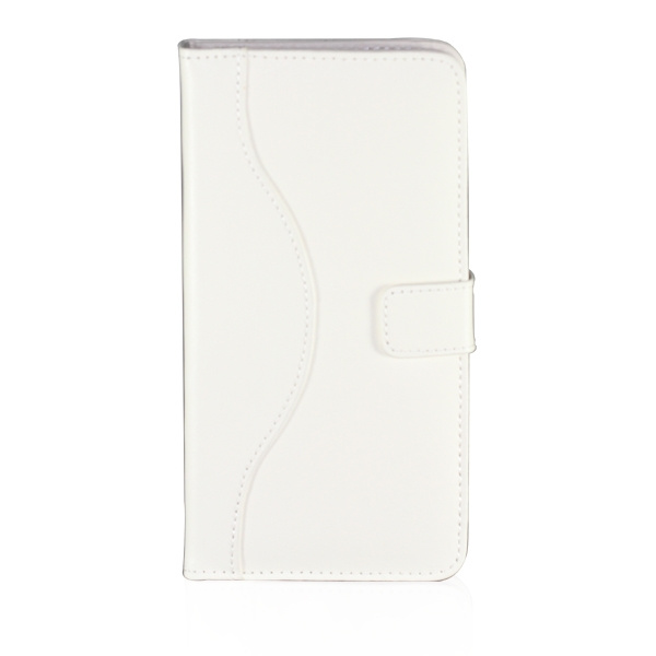 Folio Leather Case For iPhone 6 Plus/6S Plus White