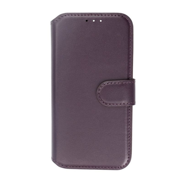 iPhone 15 Pro Plånboksfodral Läder Rvelon - Lila