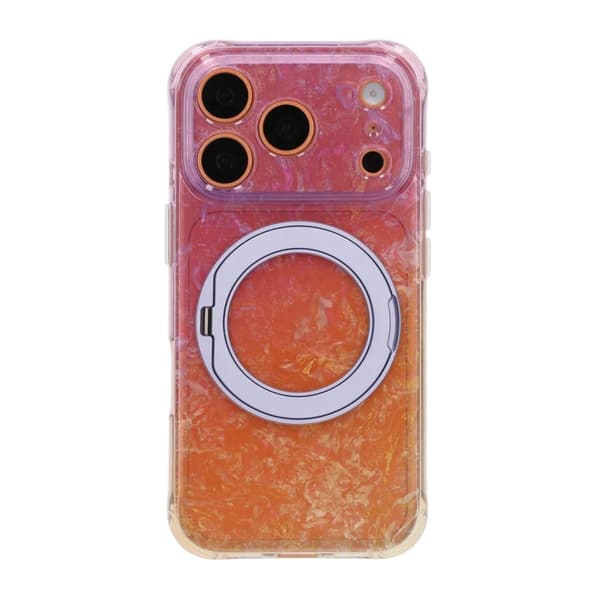 Ice Shell 360° Rotatable Magnetic Kickstand Phone Case - iPhone 17 Pro Max/18 Pro Max Purple