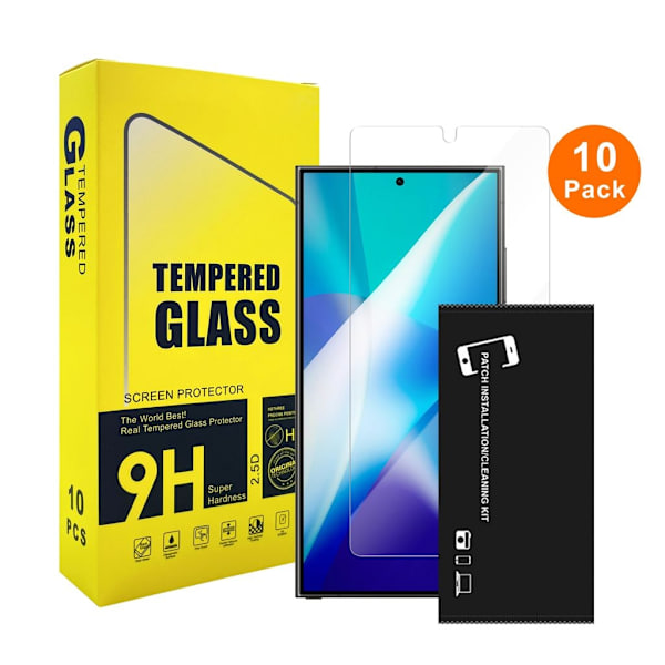 Samsung Galaxy S25 Ultra screen protector, 10-pack Bulk