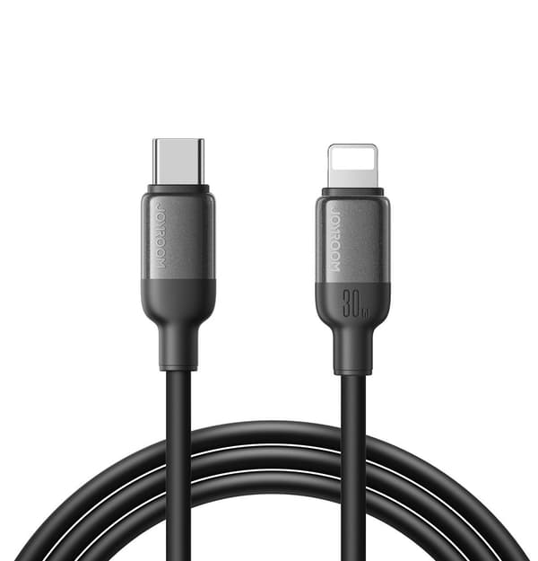 Joyroom S-A62 Lively Series Fast Charging Cable 30W USB-C to Lightning – Black