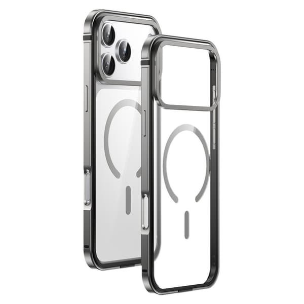 iPhone 17 Pro Max MagSafe Compatible Ultra Thin Clear Case - Silver