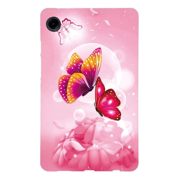 Samsung Galaxy Tab A11/A9 Case with print - Pink Butterfly