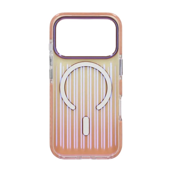 Mobilskal Korrugerad MagSafe för iPhone 17 Pro Max - Roséguld