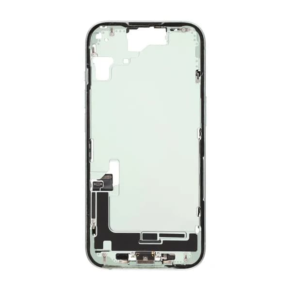Middle frame with small parts for iPhone 15 - Green OEM