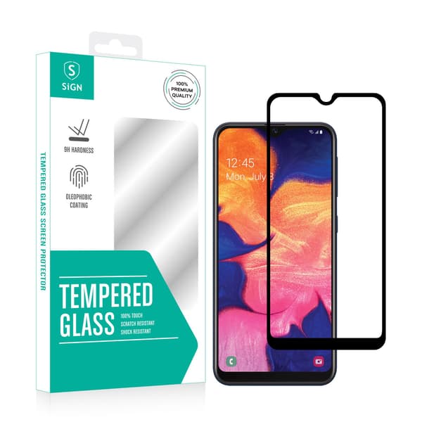 SiGN 2.5D Skärmskydd i Härdat Glas för Samsung Galaxy A10e/A20e Svart