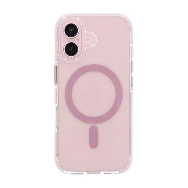 Mobilskal Magnet Dubbelskydd för iPhone 17 - Rosa