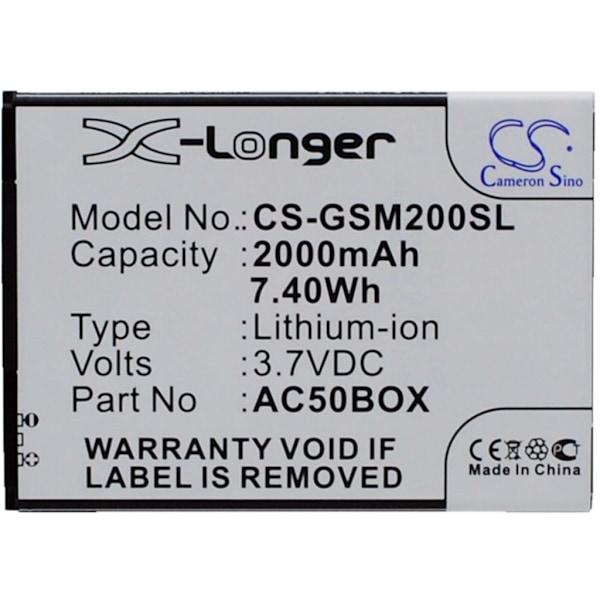 Battery for Archos 50 Neon etc