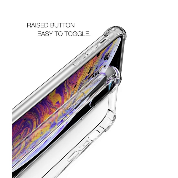 Stöttåligt Mobilskal iPhone XS Max - Transparent