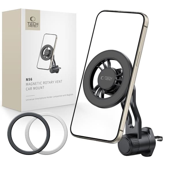 Tech-Protect N56 MagSafe car air vent mount – Black