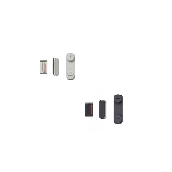 iPhone 5 Buttons Complete - Black and White