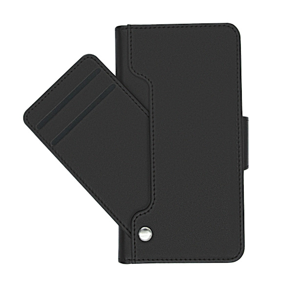 iPhone 12 Pro Max Plånboksfodral Extra Kortfack Rvelon - Svart