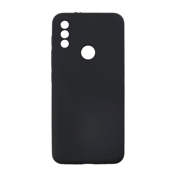 Motorola Moto E20 Silikonskal med Kameraskydd - Svart