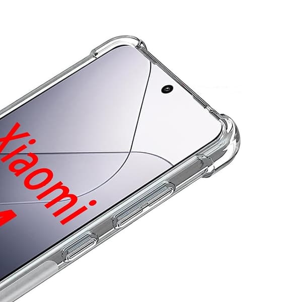 Xiaomi 14 Mobile Case Shockproof - Transparent