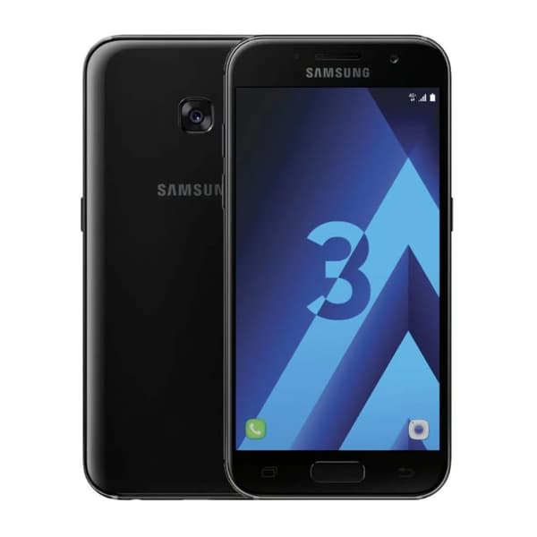 Used Galaxy A3 (2017) 16GB Black Sky- Used condition (C)