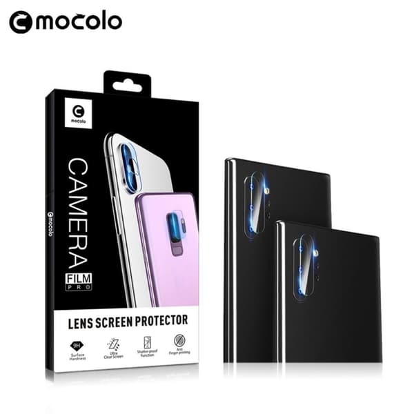 Samsung Galaxy Note 10 MOCOLO Linsskydd i Härdat Glas Svart