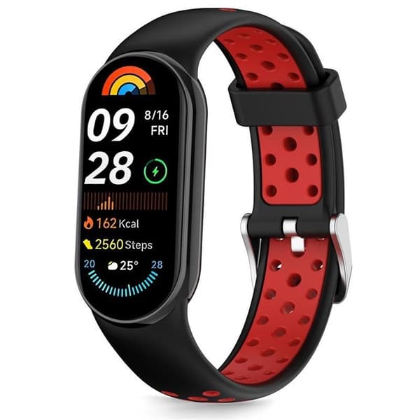 Tech-Protect IconBand Air Watch Strap Xiaomi Smart Band 8/9/10/NFC - Black/Red