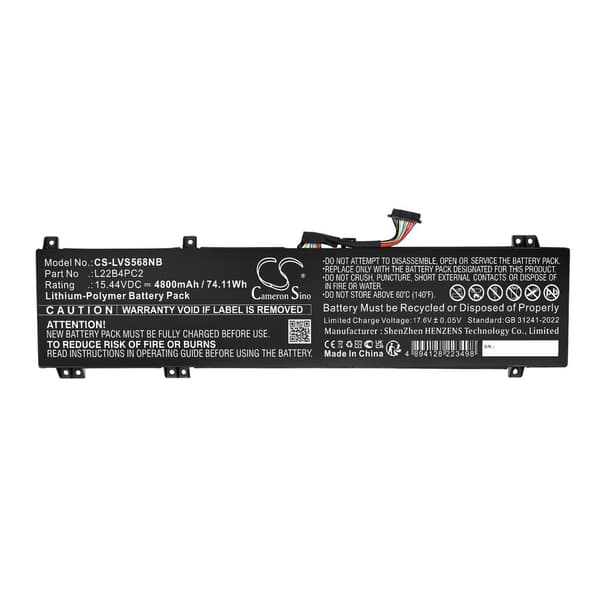 Battery for Lenovo Legion Slim 5 16APH8 82Y90005JP etc.