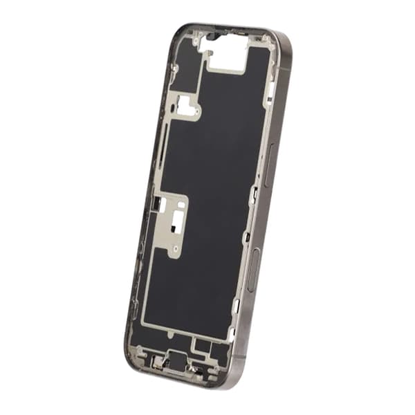 Middle frame with small parts for iPhone 16 Pro - Natural Titanium OEM