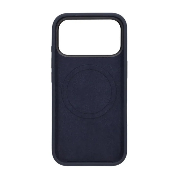 Mobile Case Silicone with Camera Metal Frame for iPhone 17 Pro - Blue
