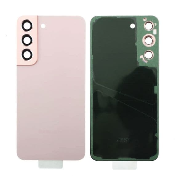 Samsung Galaxy S22 Baksida med tejp - Rosa Guld Svart